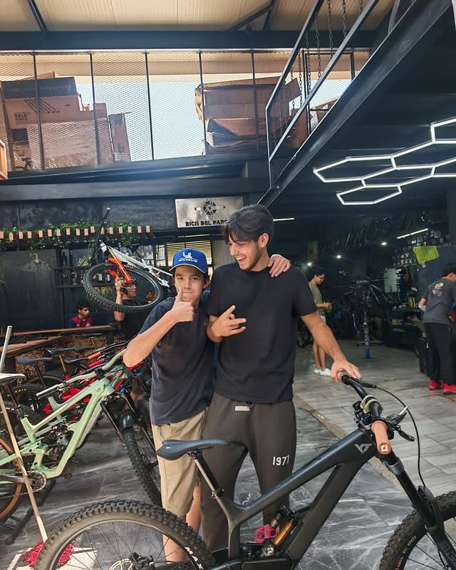 Exhibición de bicicletas premium